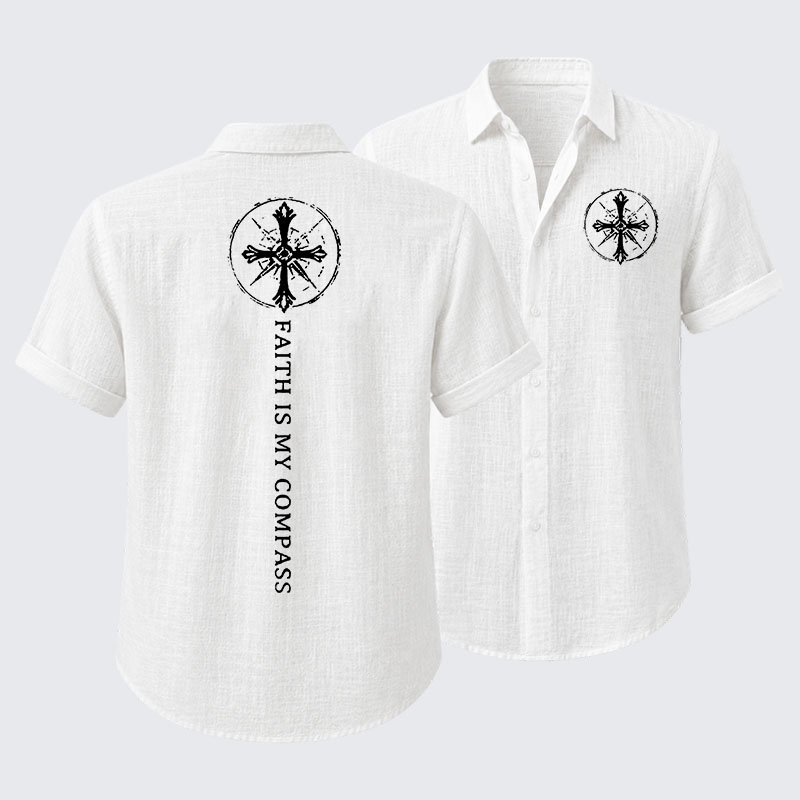 Faith Is My Compass Short Sleeve Shirt
