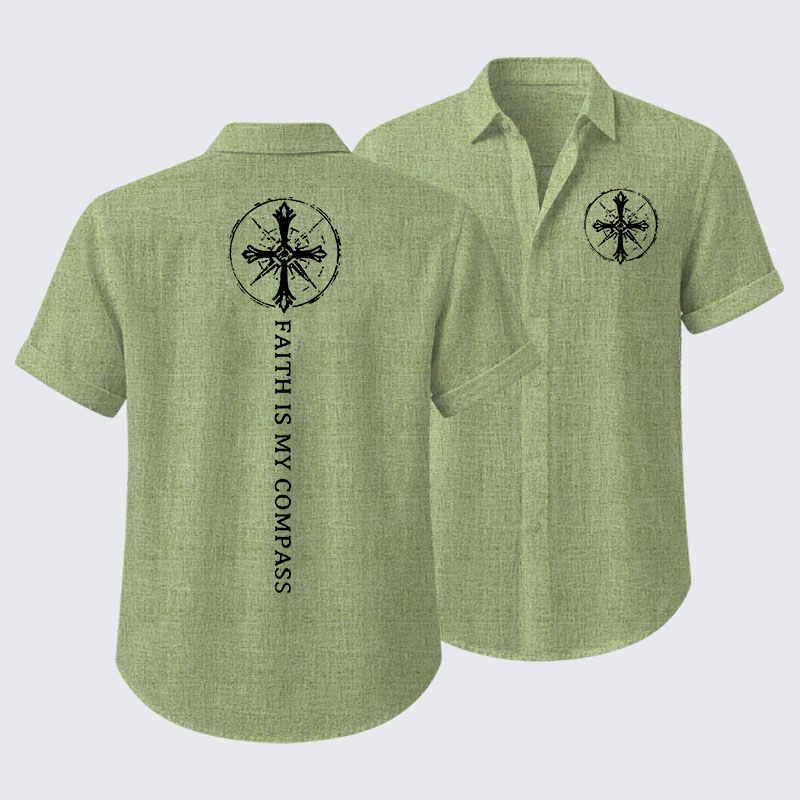 Faith Is My Compass Short Sleeve Shirt