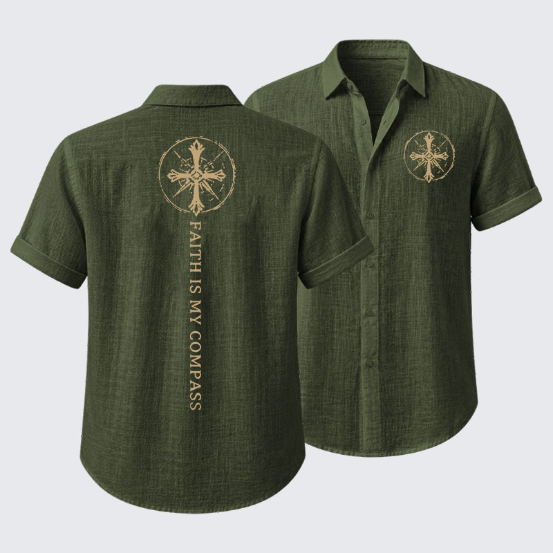 Faith Is My Compass Short Sleeve Shirt