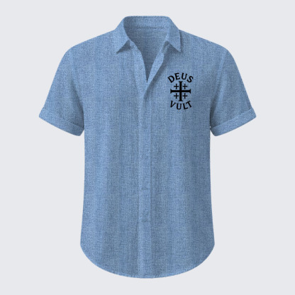 Deus Vult Short Sleeve Shirt