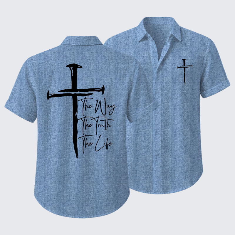 Jesus The Way The Truth The Life Short Sleeve Shirt