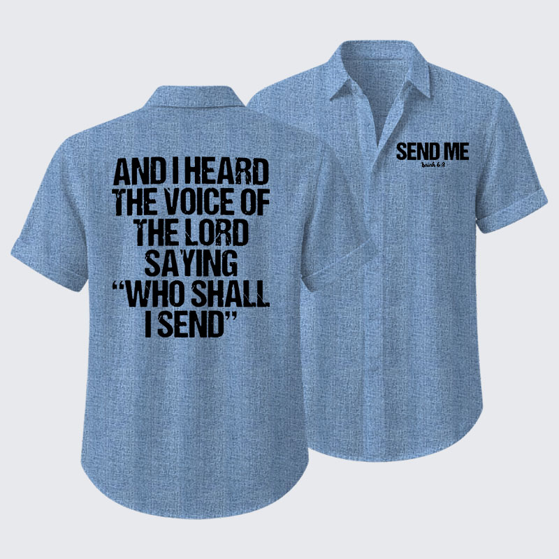  Send Me Isaiah 6:8 Short Sleeve Shirt