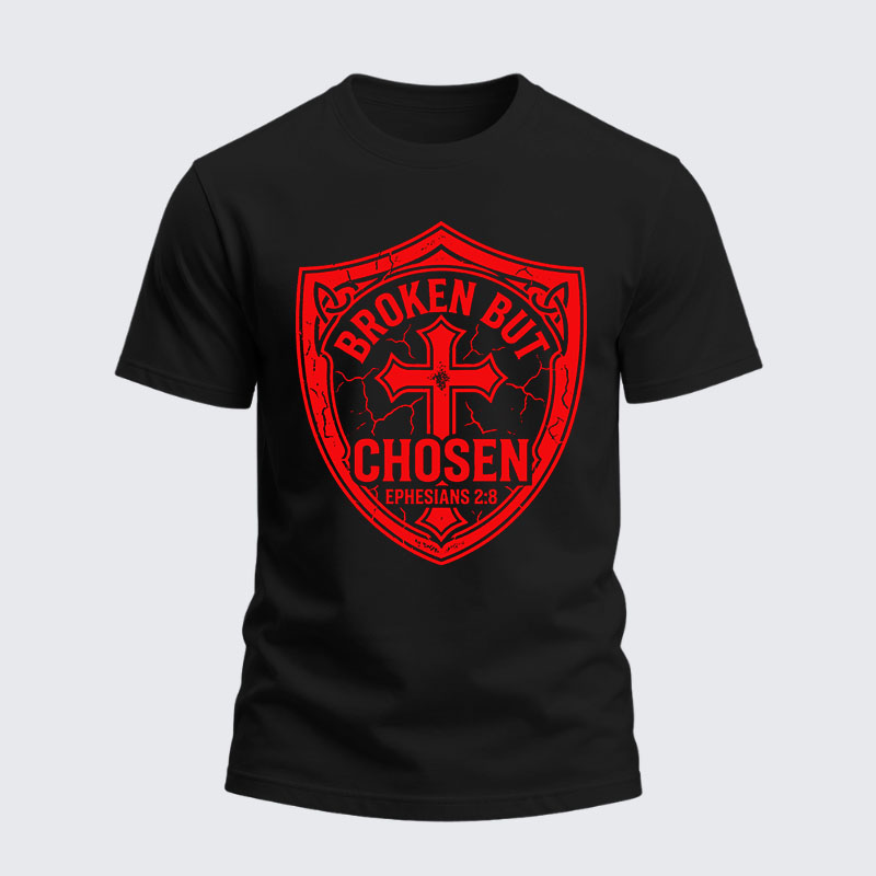 Heavyweight Cotton Tee - Broken But Chosen