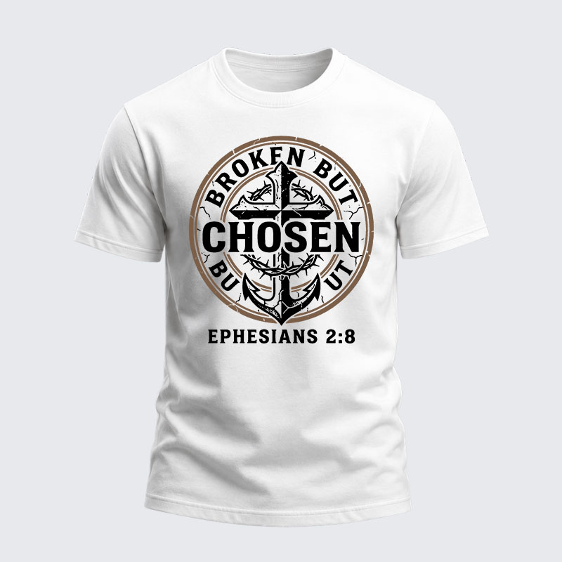 Heavyweight Cotton Tee - Broken But Chosen