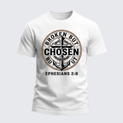 Heavyweight Cotton Tee - Broken But Chosen