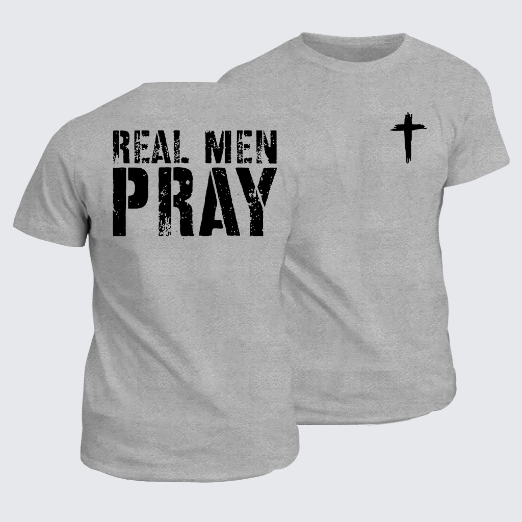 Classic Cotton Tee -  Real Men Pray