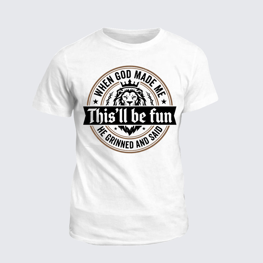 Classic Cotton Tee - When God Made Me
