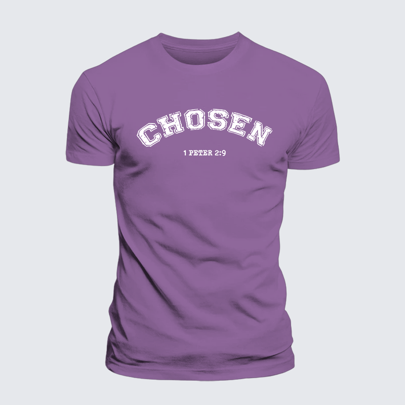 Chosen Jesus God Christian Premium Mercerized Cotton Tee