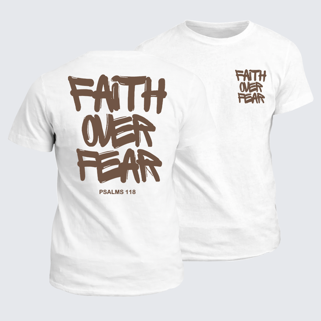 Give Glory To The King Jesus God Christian Cotton T-Shirt