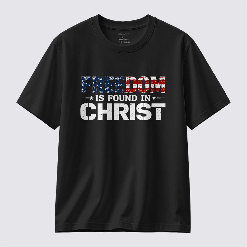 Man Of God Husband Dad Jesus God Christian Cotton T-Shirt
