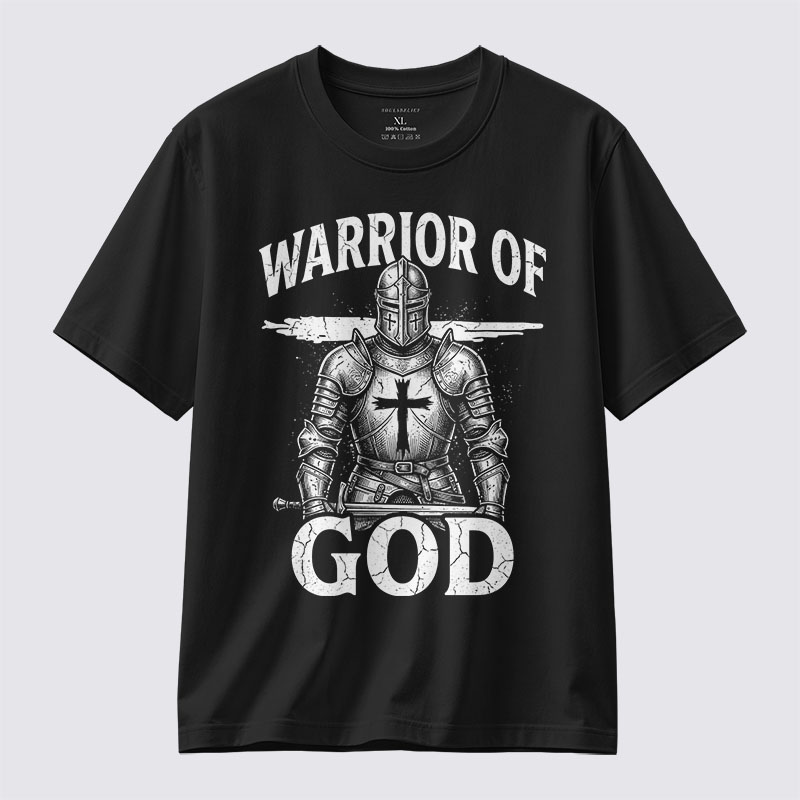 [Copy]God Over Everything Jesus God Christian Cotton T-Shirt
