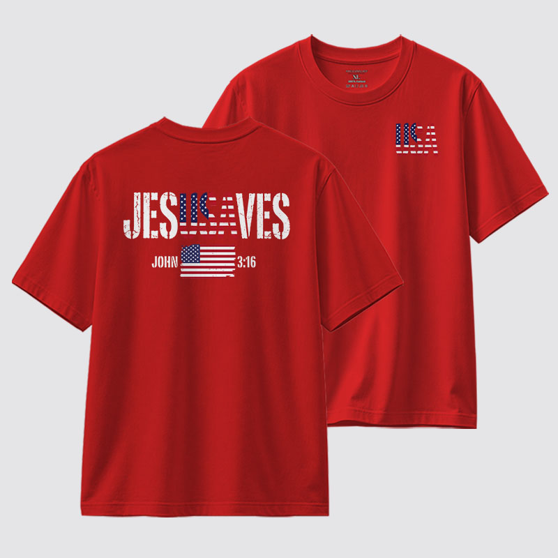[Copy]Yeshua The King Is Coming Hebrew Name Jesus God Christian Cotton T-Shirt