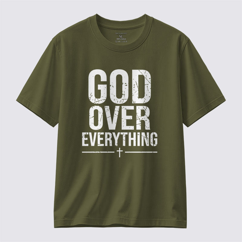 [Copy]King Of Kings YHWH Jesus God Christian Cotton T-Shirt