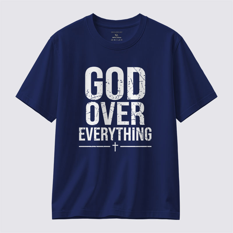[Copy]King Of Kings YHWH Jesus God Christian Cotton T-Shirt