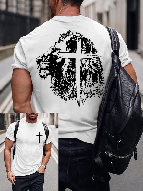 Stand Firm Cross Christian Cotton T-Shirt