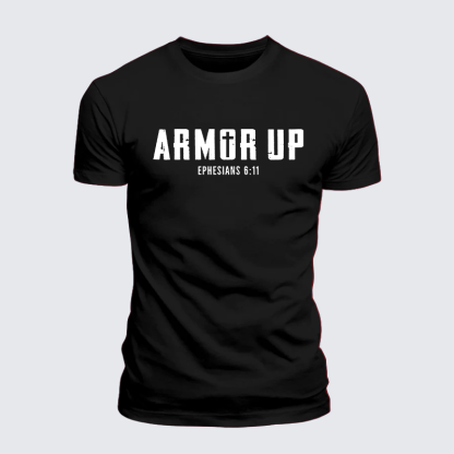 Armor Up Jesus God Christian Cotton T-Shirt