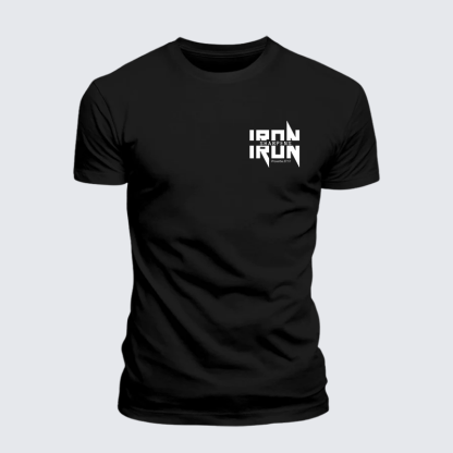 IRON SHARPENS IRON Proverbs 27:17 Jesus God Christian Premium Mercerized Cotton Tee