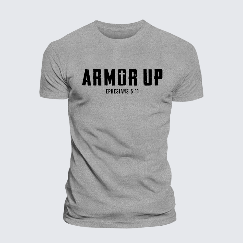 Armor Up Jesus God Christian Cotton T-Shirt