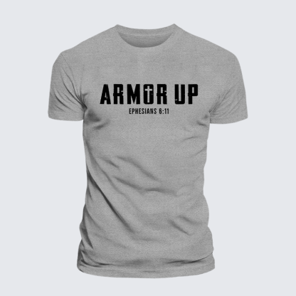 Armor Up Jesus God Christian Cotton T-Shirt