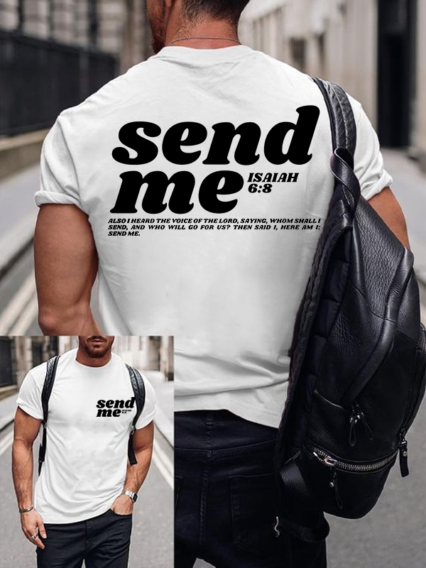 Send Me Jesus God Christian Cotton T-Shirt