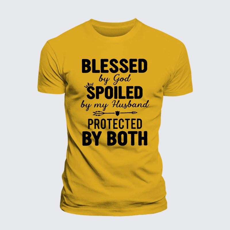 God Bless Jesus God Christian Premium Mercerized Cotton Tee