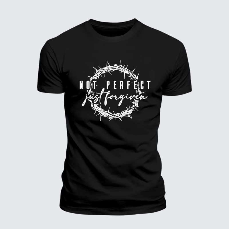Man Of God Husband Dad Jesus God Christian Cotton T-Shirt