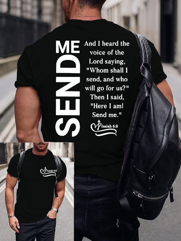 Send Me Jesus God Christian Cotton T-Shirt