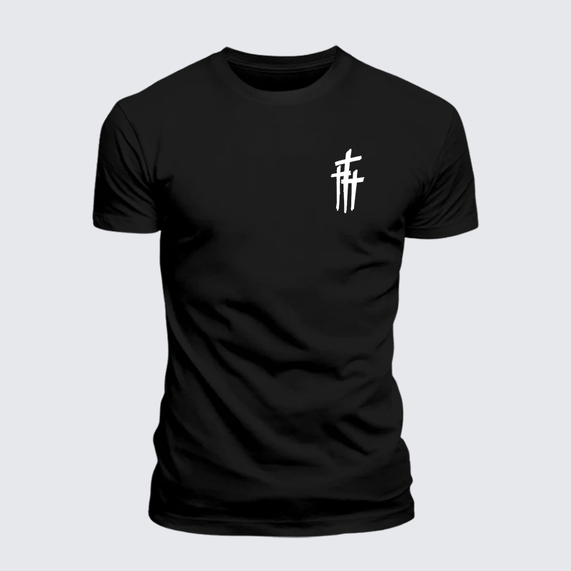 Faith Printed Jesus God Christian Premium Mercerized Cotton Tee