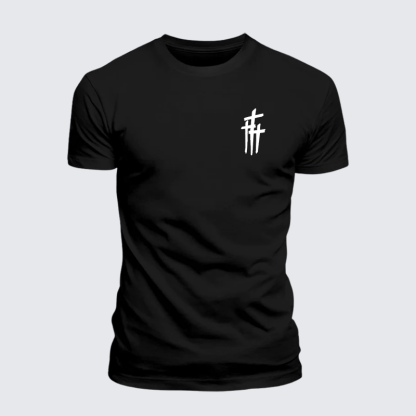 Faith Printed Jesus God Christian Premium Mercerized Cotton Tee