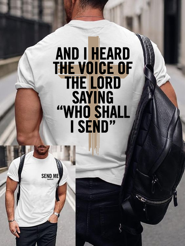 Send Me Jesus God Christian Cotton T-Shirt