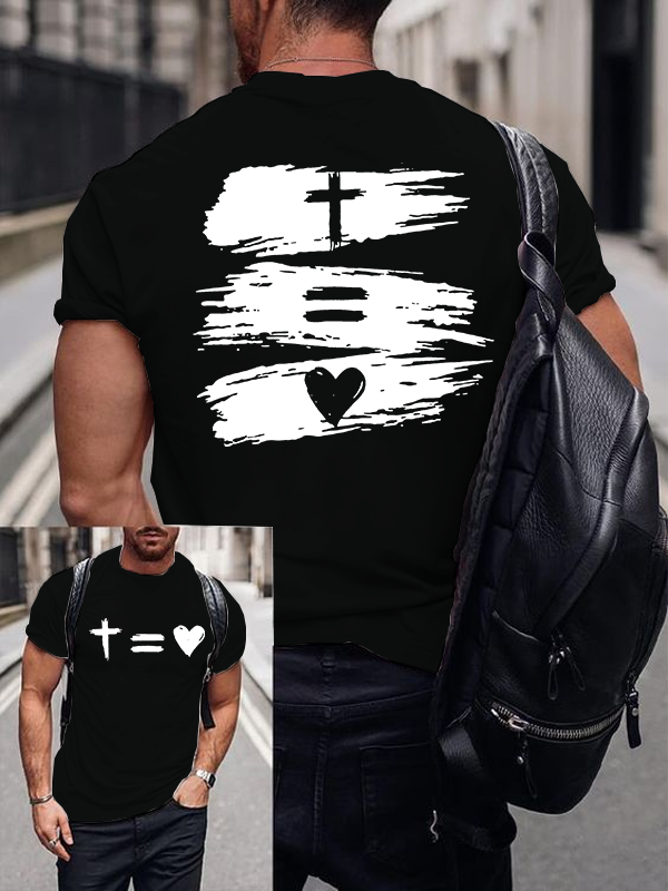 Jesus is Love Jesus God Christian Cotton T-Shirt