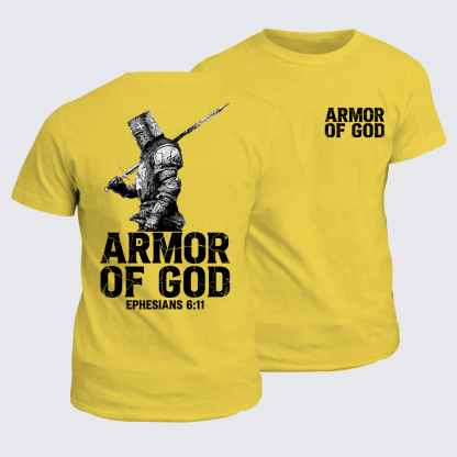 Armor of God Jesus God Christian Cotton T-Shirt