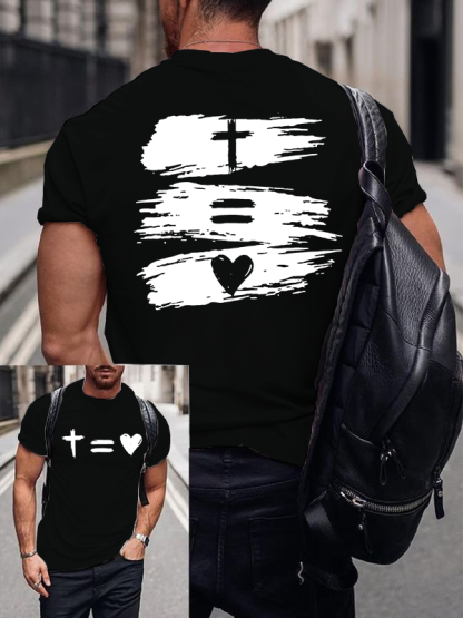 Jesus is Love Jesus God Christian Cotton T-Shirt