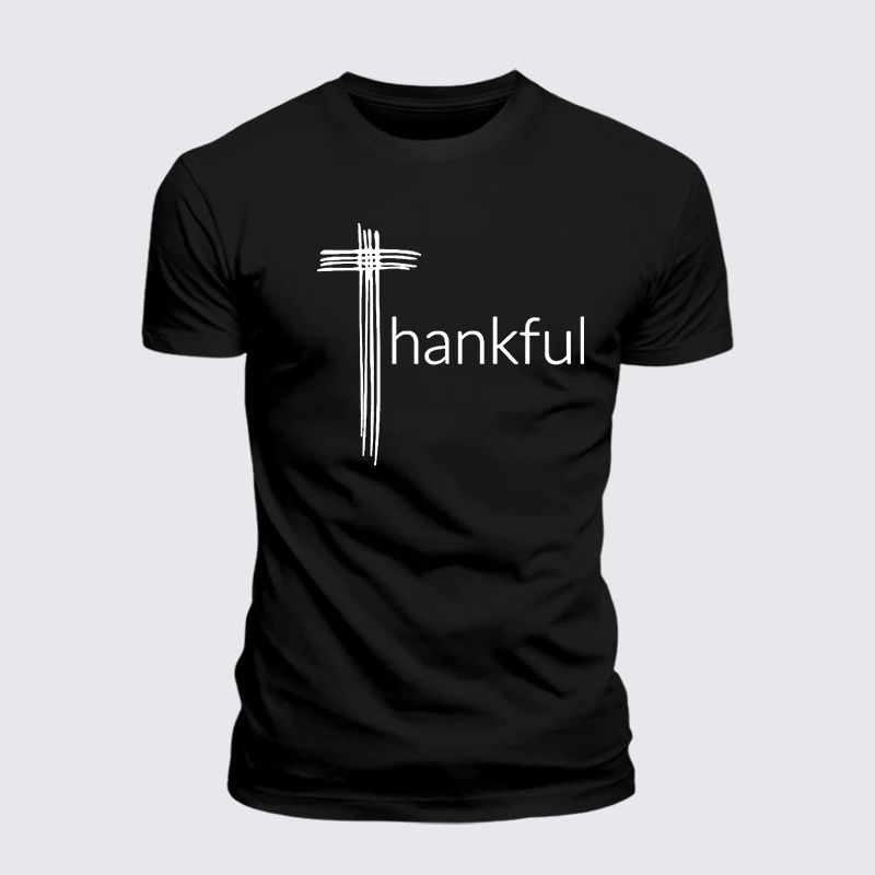 Man Of God Husband Dad Jesus God Christian Cotton T-Shirt