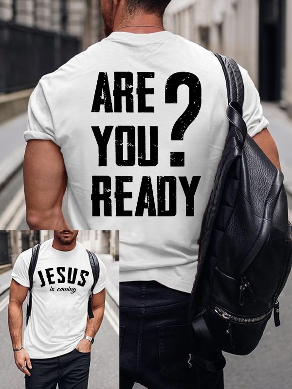 Jesus Is Coming Jesus God Christian Cotton T-Shirt