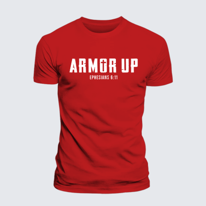 Armor Up Jesus God Christian Cotton T-Shirt