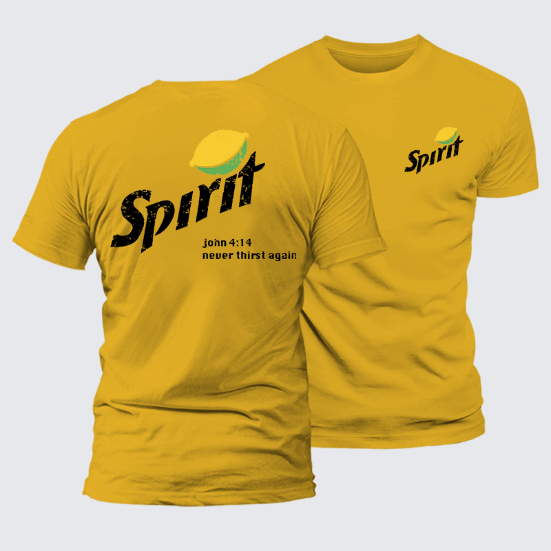 Spirit Jesus God Christian Premium Mercerized Cotton Tee