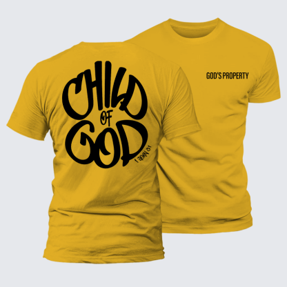 Child Of God Jesus God Christian Premium Mercerized Cotton Tee