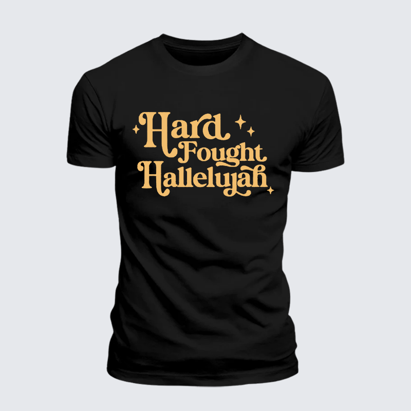 Man Of God Husband Dad Jesus God Christian Cotton T-Shirt