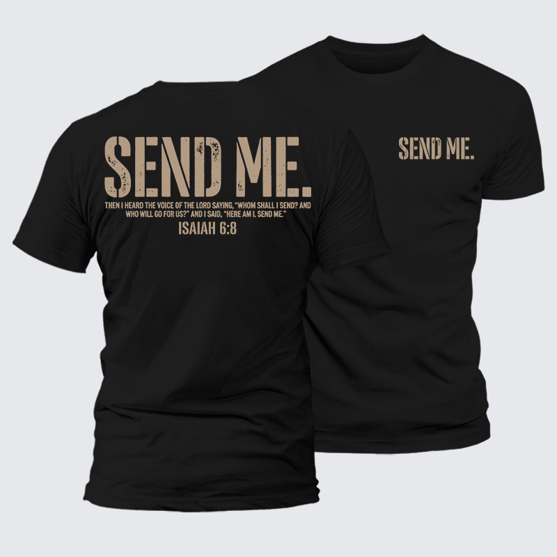 Man Of God Husband Dad Jesus God Christian Cotton T-Shirt