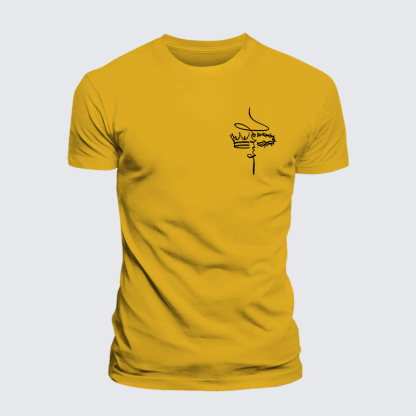 Jesus God Christian Premium Mercerized Cotton Tee