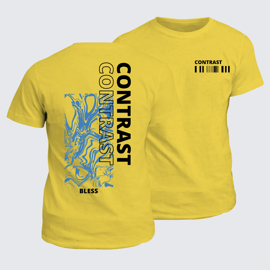 Contrast Jesus God Christian Cotton T-Shirt