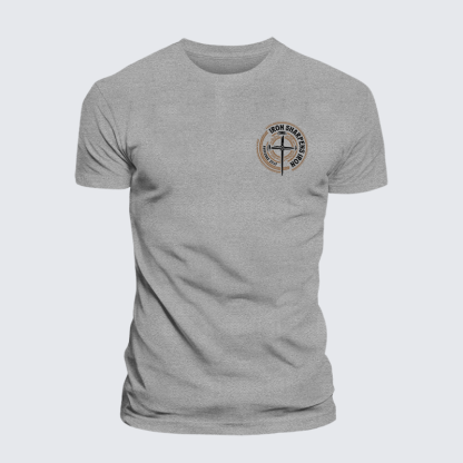 Iron Sharpens Iron - Proverbs 27:17 Jesus God Christian Cotton T-Shirt