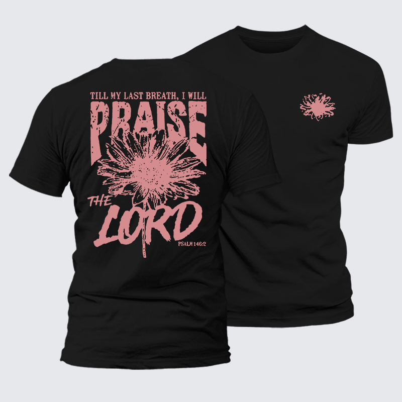 Man Of God Husband Dad Jesus God Christian Cotton T-Shirt