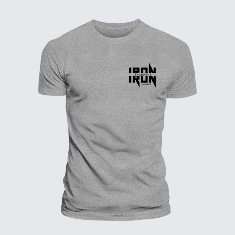 Man Of God Husband Dad Jesus God Christian Cotton T-Shirt