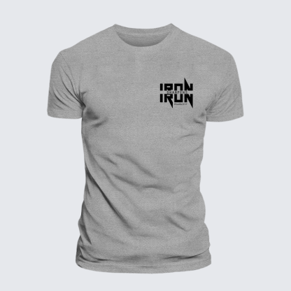 IRON SHARPENS IRON Proverbs 27:17 Jesus God Christian Cotton T-Shirt