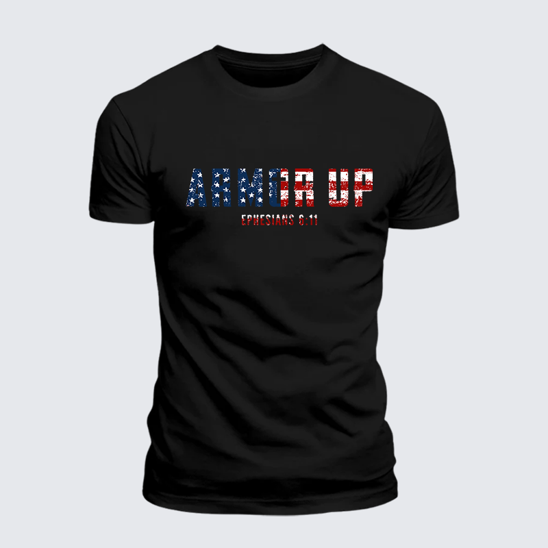 Man Of God Husband Dad Jesus God Christian Cotton T-Shirt
