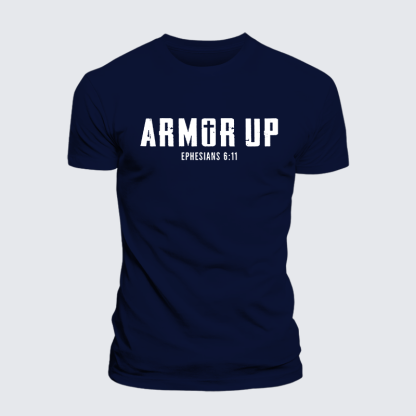 Armor Up Jesus God Christian Cotton T-Shirt