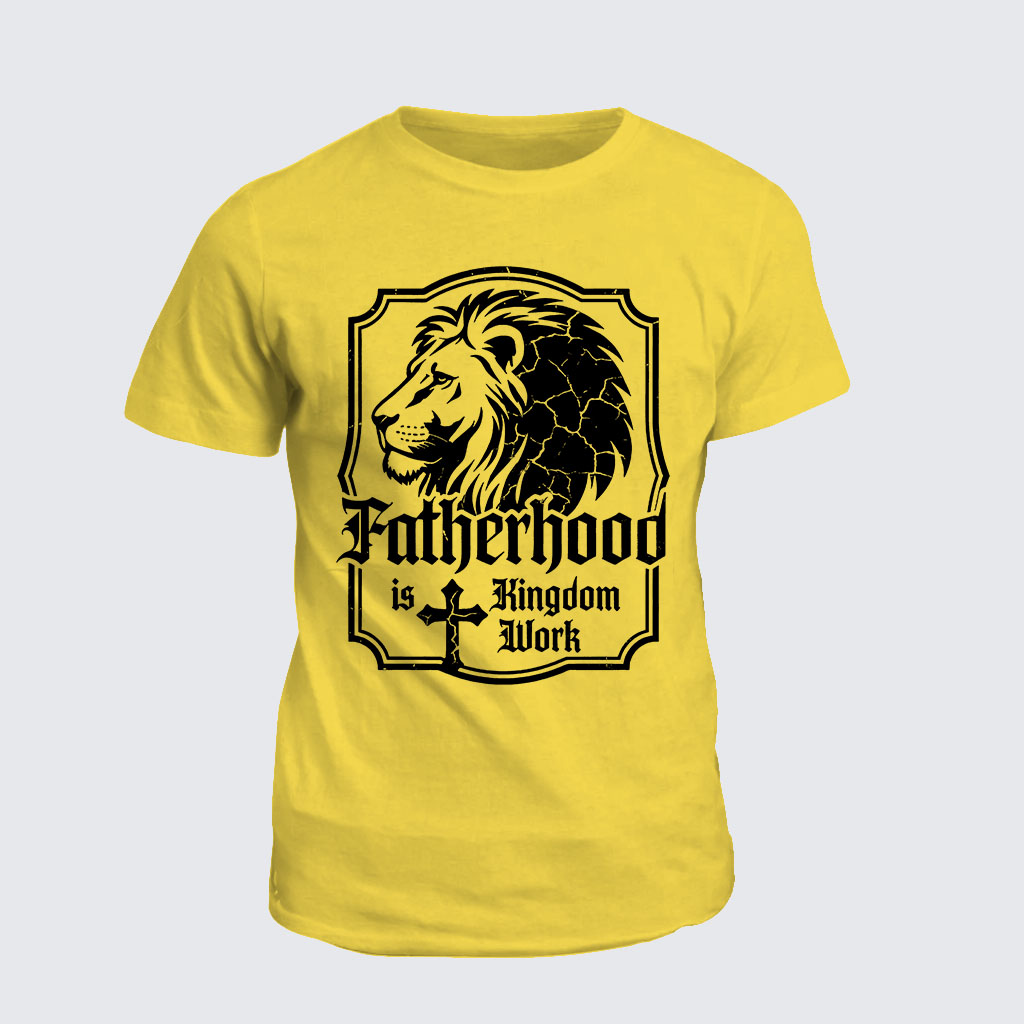 Fatherhood Jesus God Christian Cotton T-Shirt