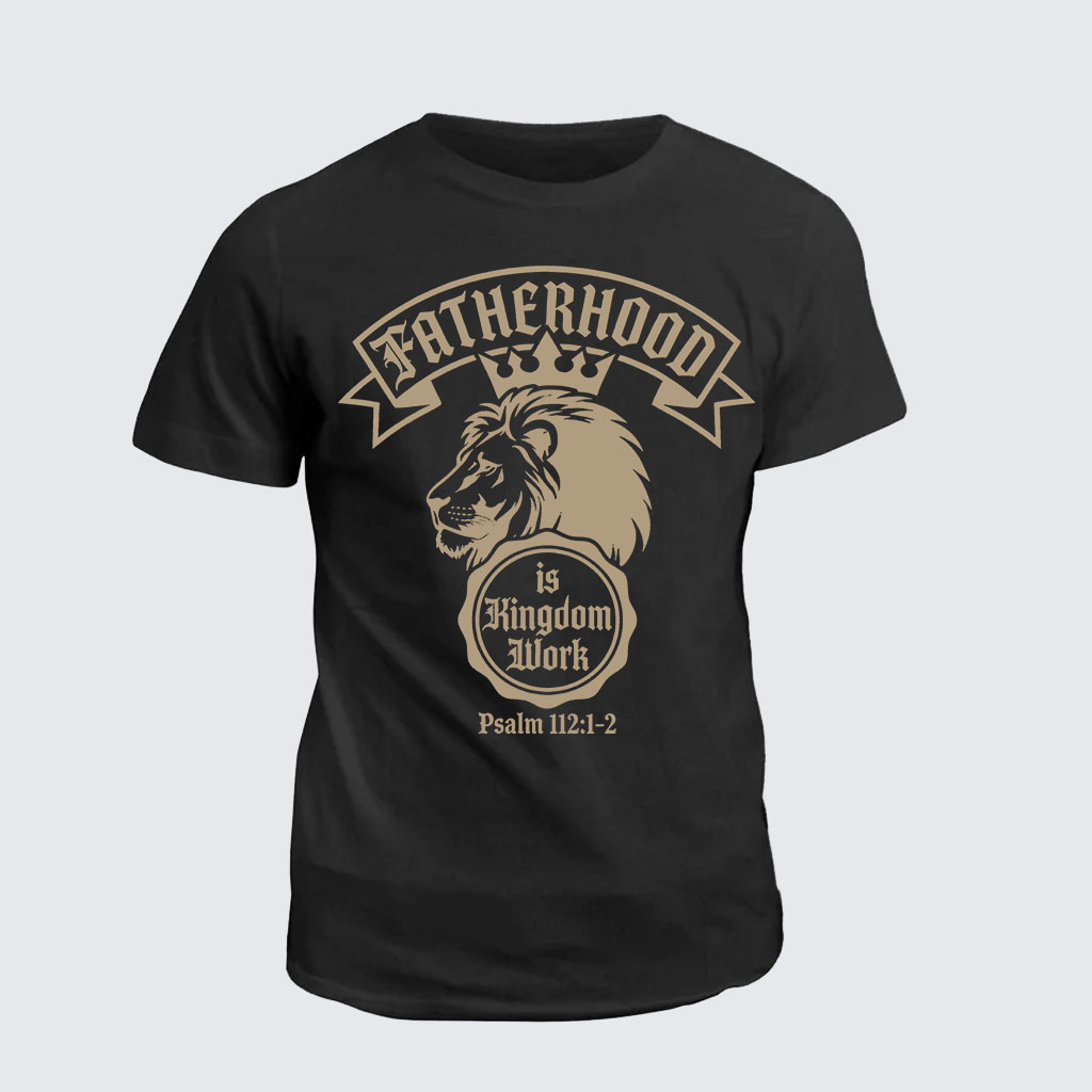 Fatherhood Jesus God Christian Cotton T-Shirt